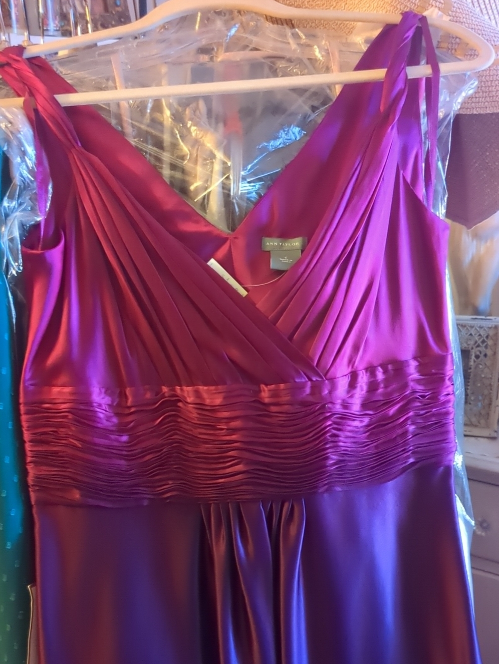 Ann Taylor Ombre Silk Dress